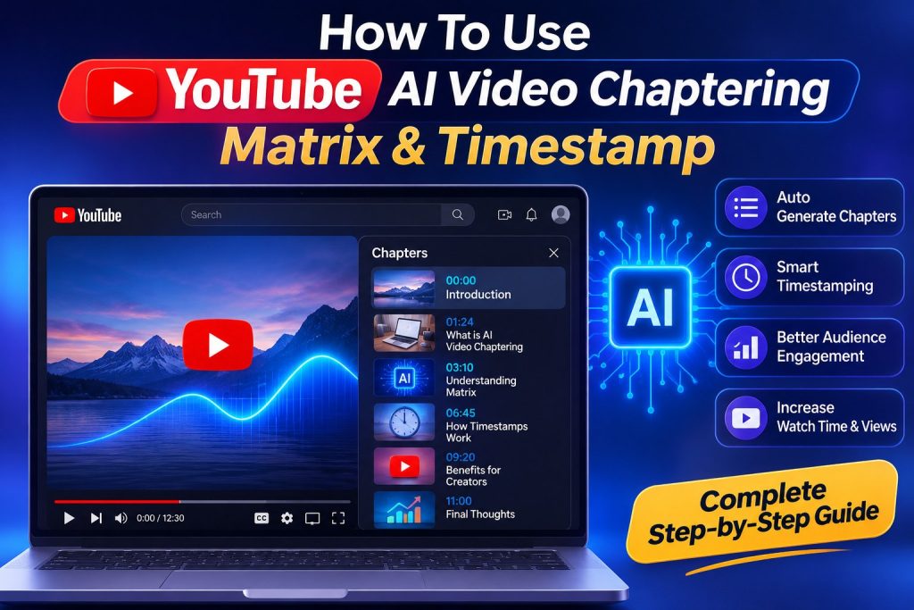 How To Use YouTube AI Video Chaptering Matrix & Timestamp